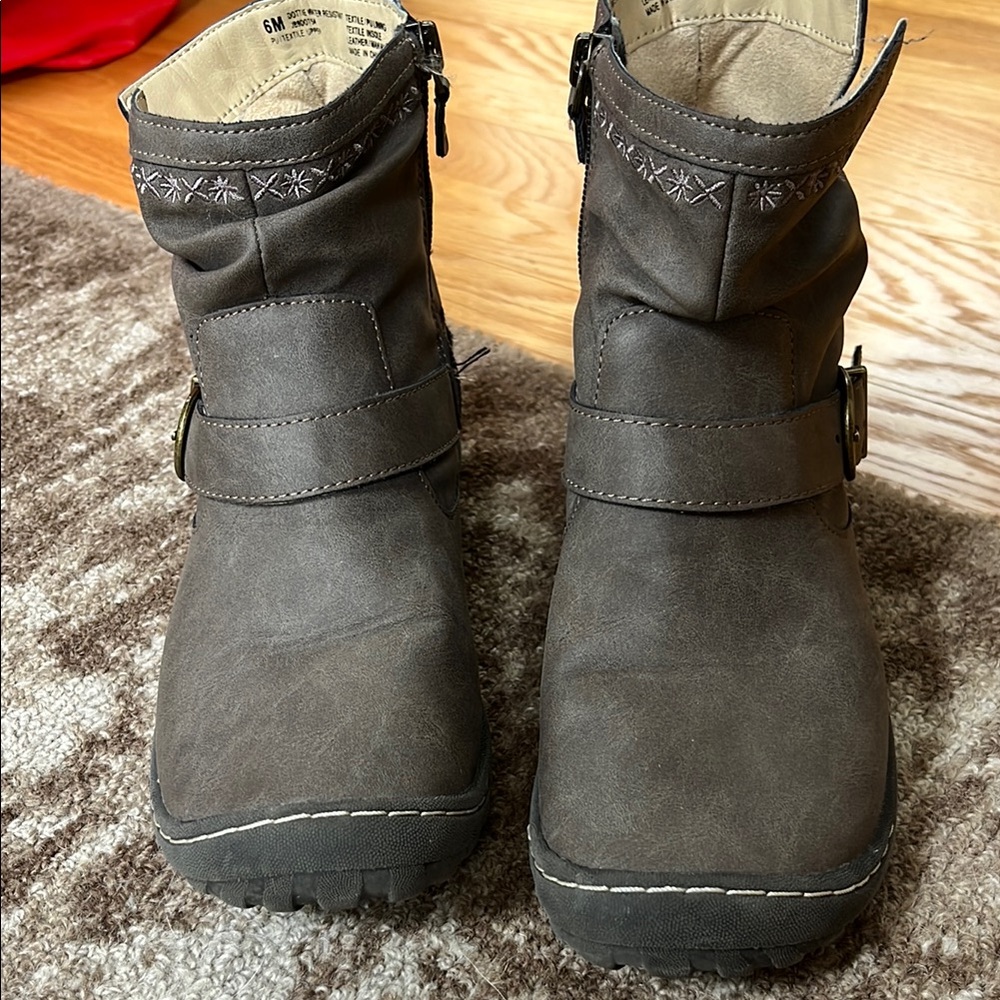 Jbu Women's Brown Ankle Boots